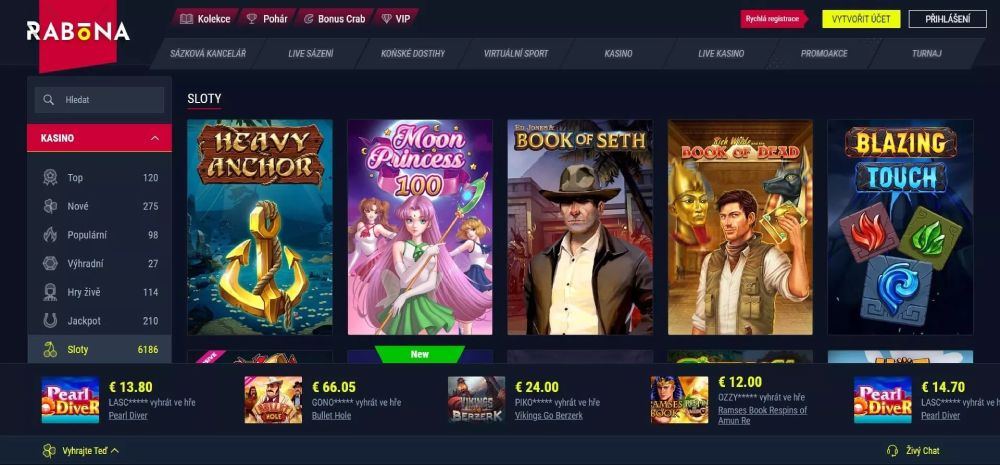 rabona casino web
