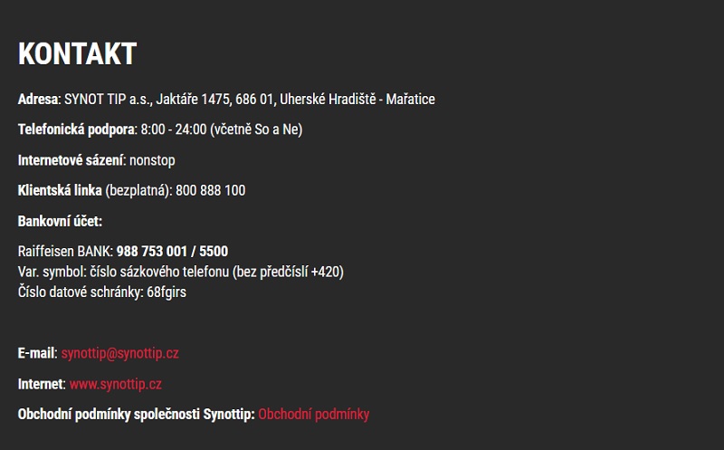Synottip contact