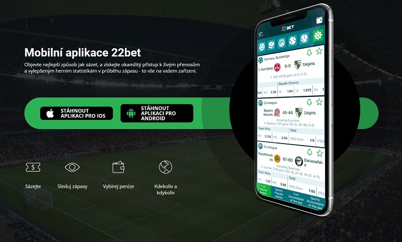 22BET application