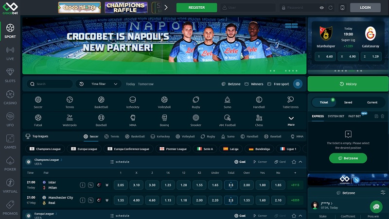 Crocobet bookmaker