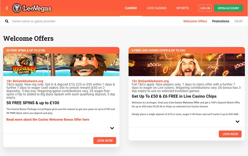 LeoVegas casino