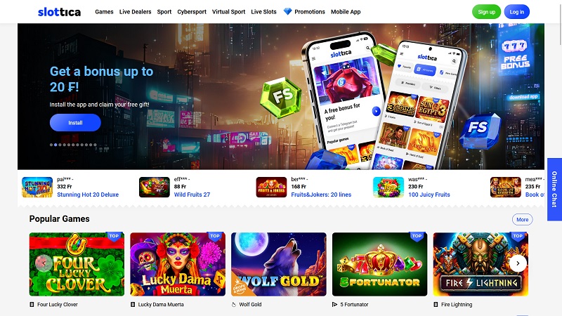 Slottica casino