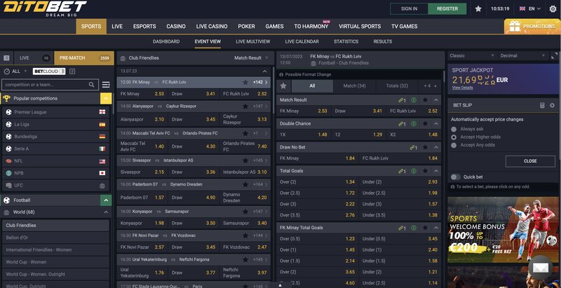 Ditobet bookmaker