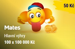 Scratch card Mates od Sazky