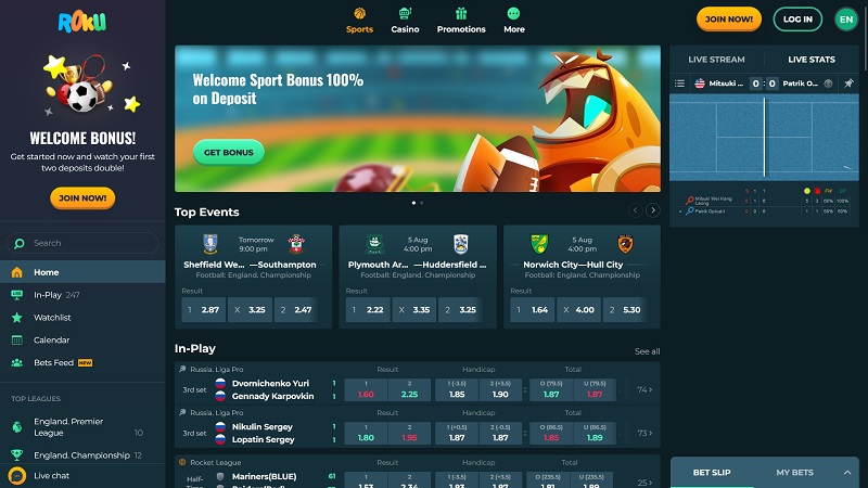 Bookmaker RokuBet