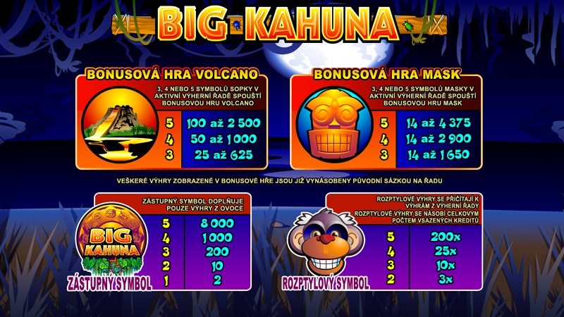 Big Kahuna náhled automatu