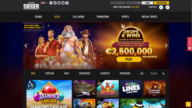 Casino Sieger