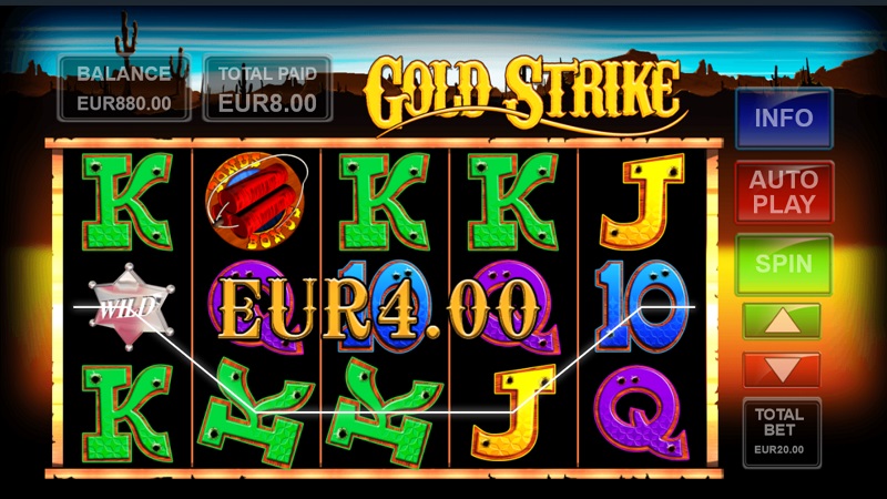 Gold Strike náhled hry