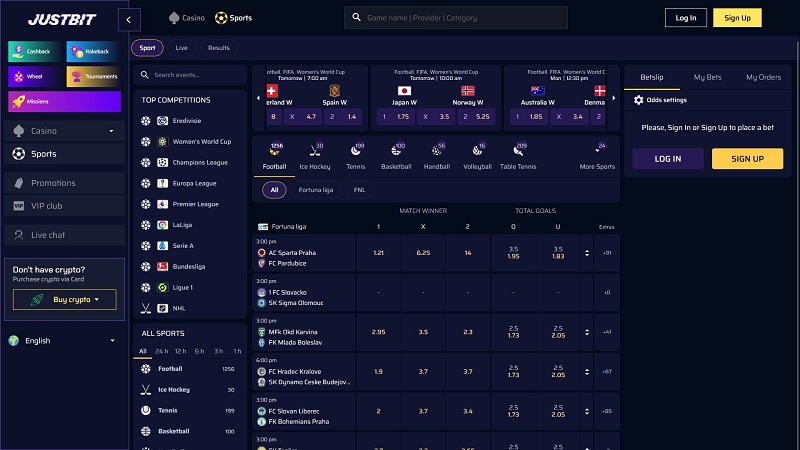 JustBit bookmaker