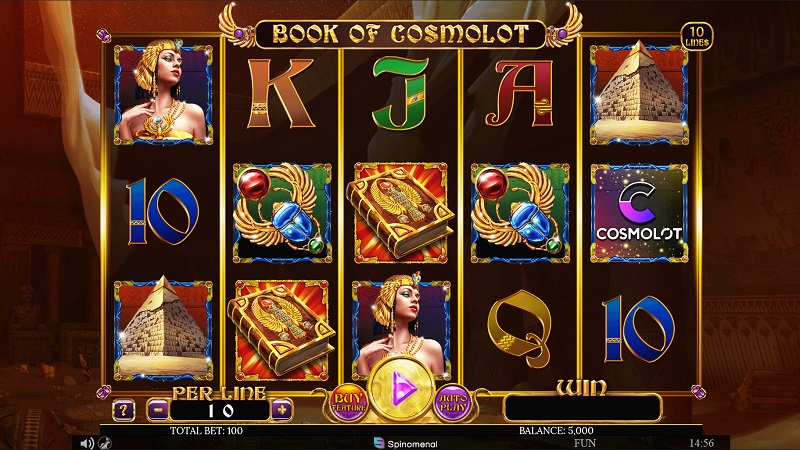 Book of Cosmolot náhled automatu