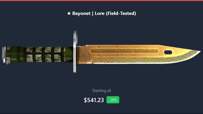 CS:GO skiny ukázka