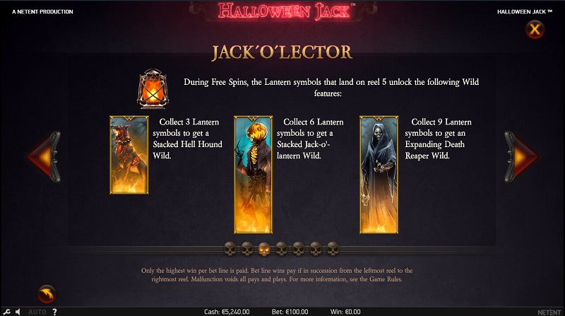 Halloween Jack náhled automatu