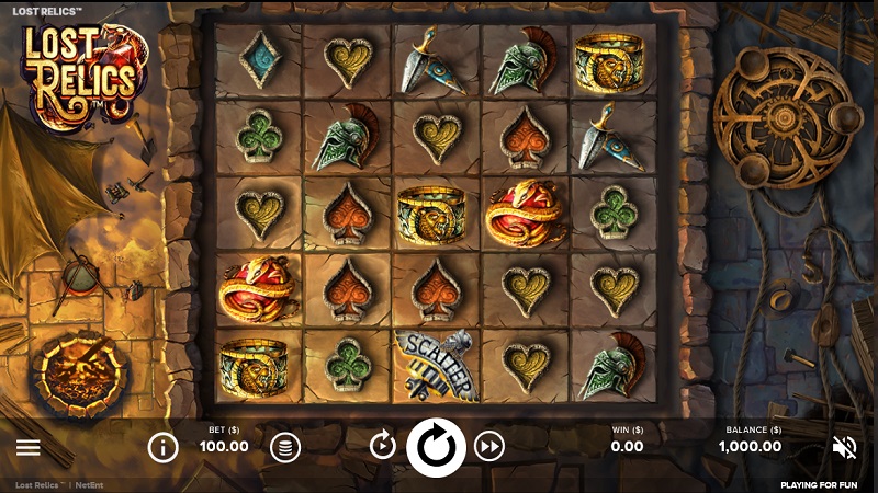 Lost Relics náhled automatu