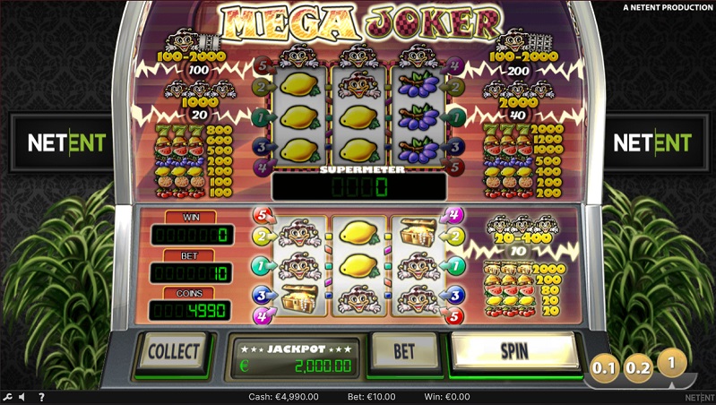 Mega Joker náhled automatu