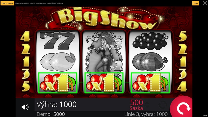 Big Show náhled automatu