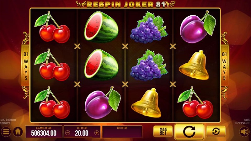 Respin Joker 81 náhled automatu