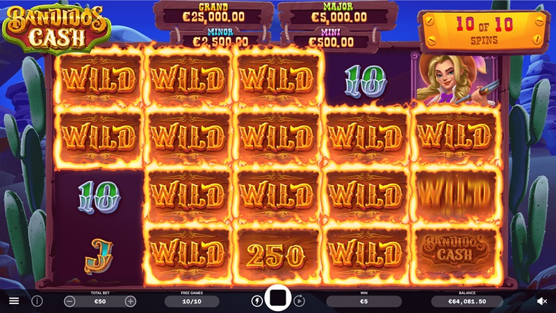 Bandidos Cash náhled automatu
