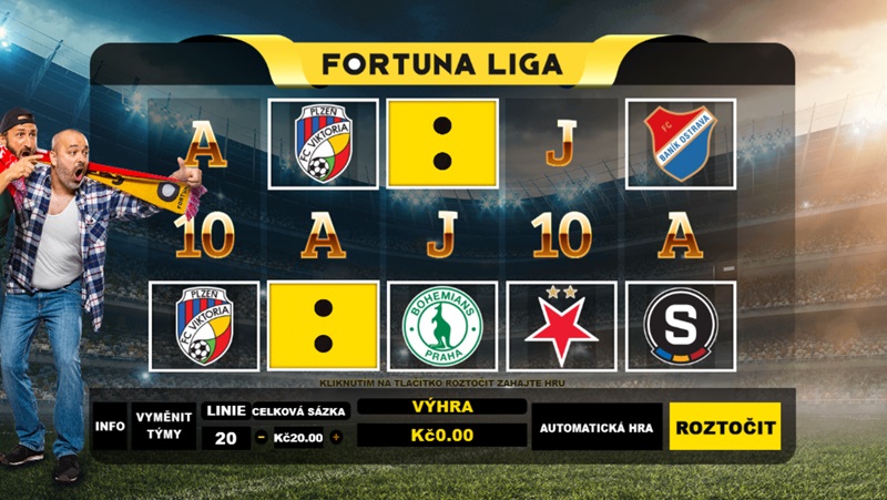 Fortuna: Liga náhled automatu