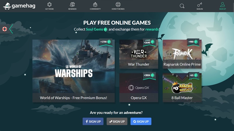 Gamehag platform