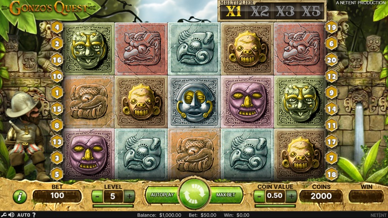 Gonzo's Quest náhled automatu