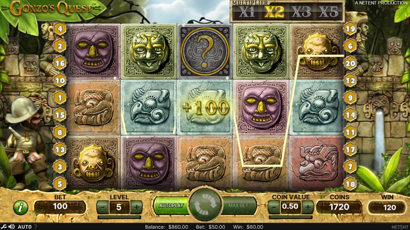 Gonzo's Quest náhled automatu