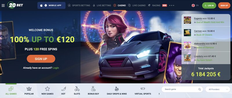 20BET casino