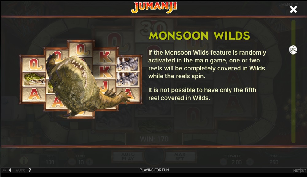 Jumanji náhled automatu