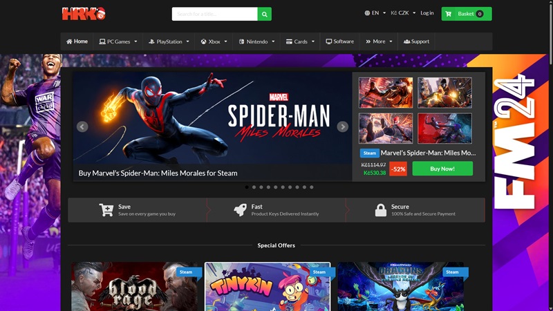 HRKGame.com website