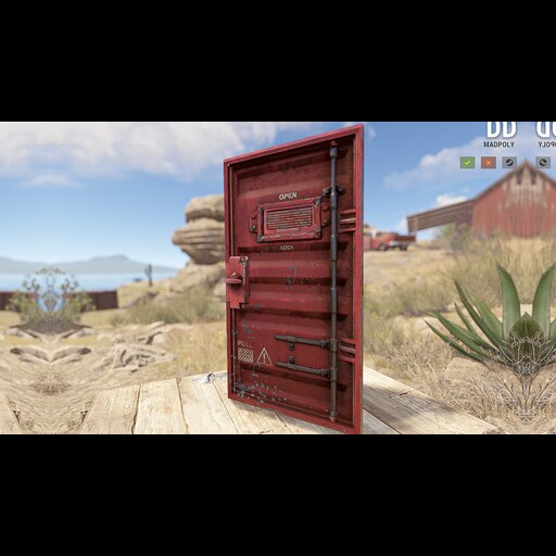 Ukázka skinu ze hry Rust