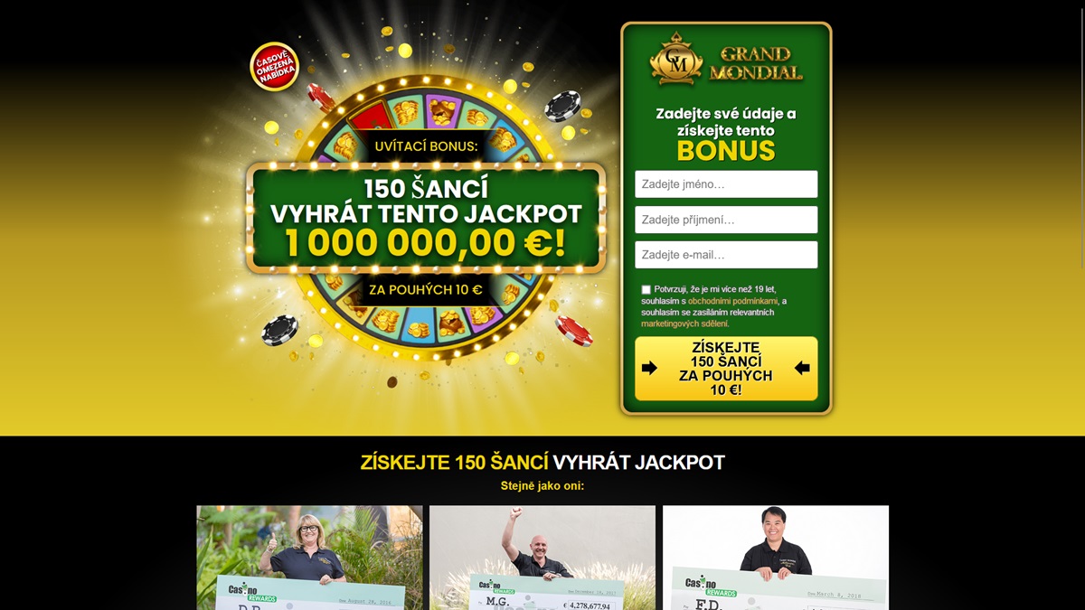 Náhled webu Grand Mondial