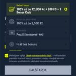 Rabona registrační formulář
