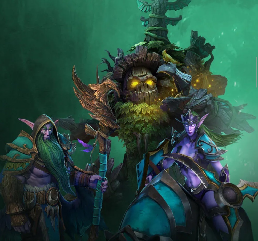 Warcraft III: Reforged rasa temní elfové