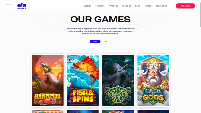 ELA Games slot machines (slots)