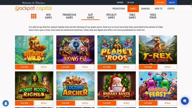 Jackpot Capital casino slot machines (slots)