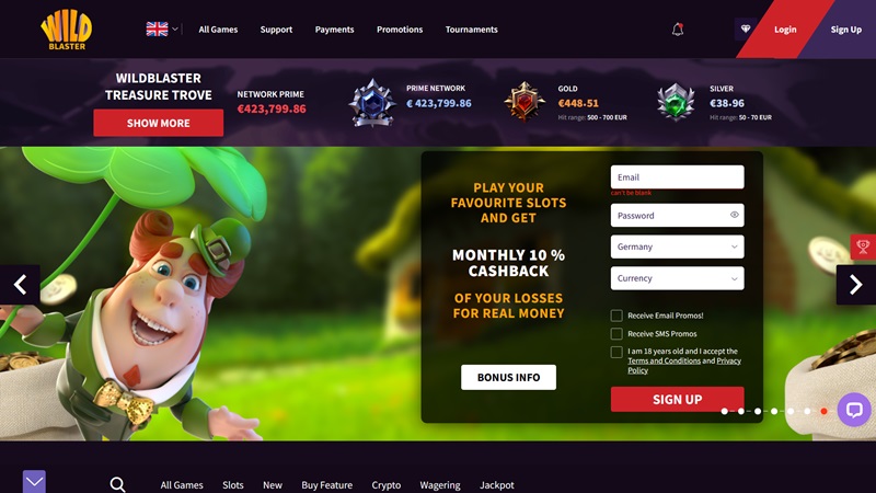 Wildblaster casino