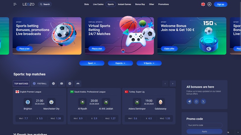 Legzo bookmaker