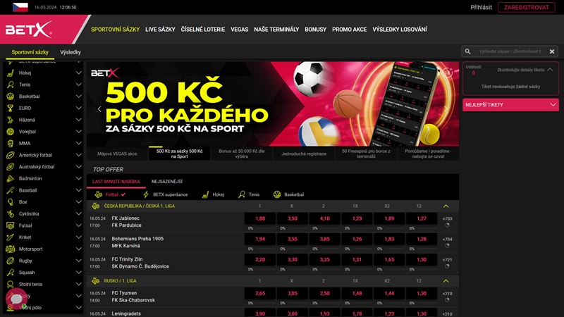 BETX bookmaker