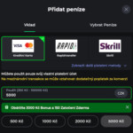 Payment methods at BetOnRed