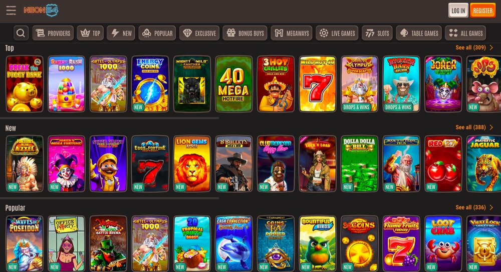 Neon54 slots