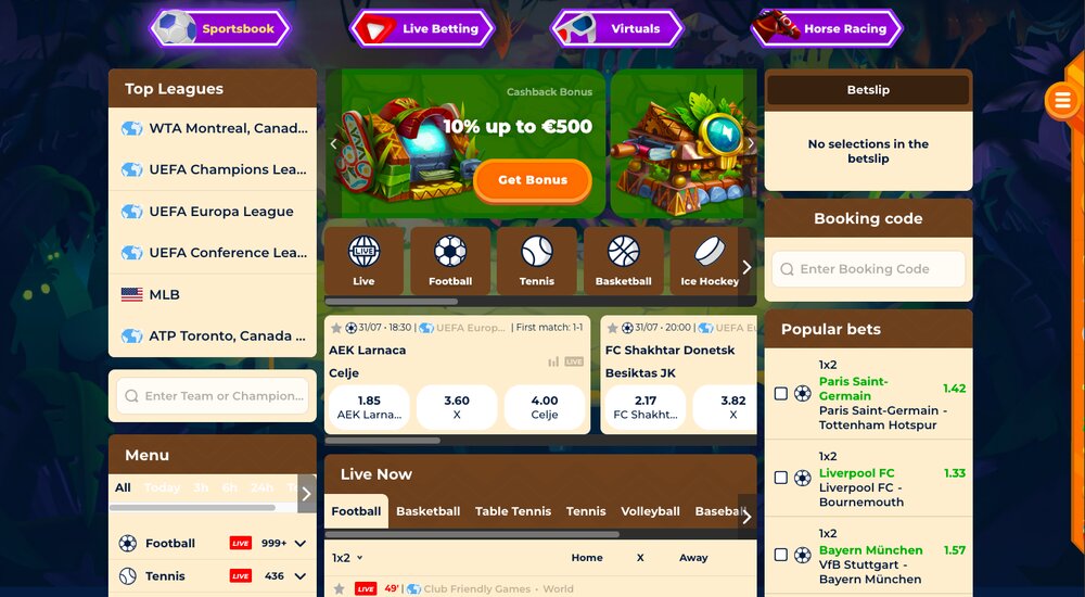 Wazamba sportsbook
