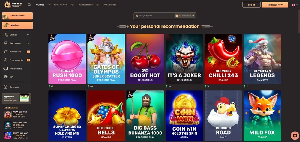  National Casino app