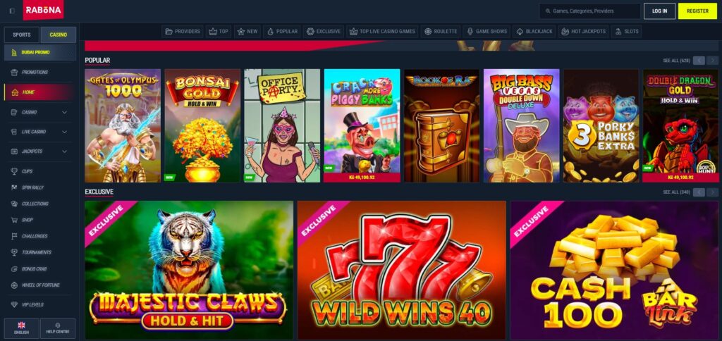 Rabona slots en