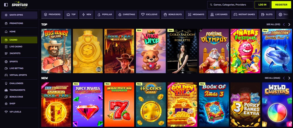 Sportuna slots