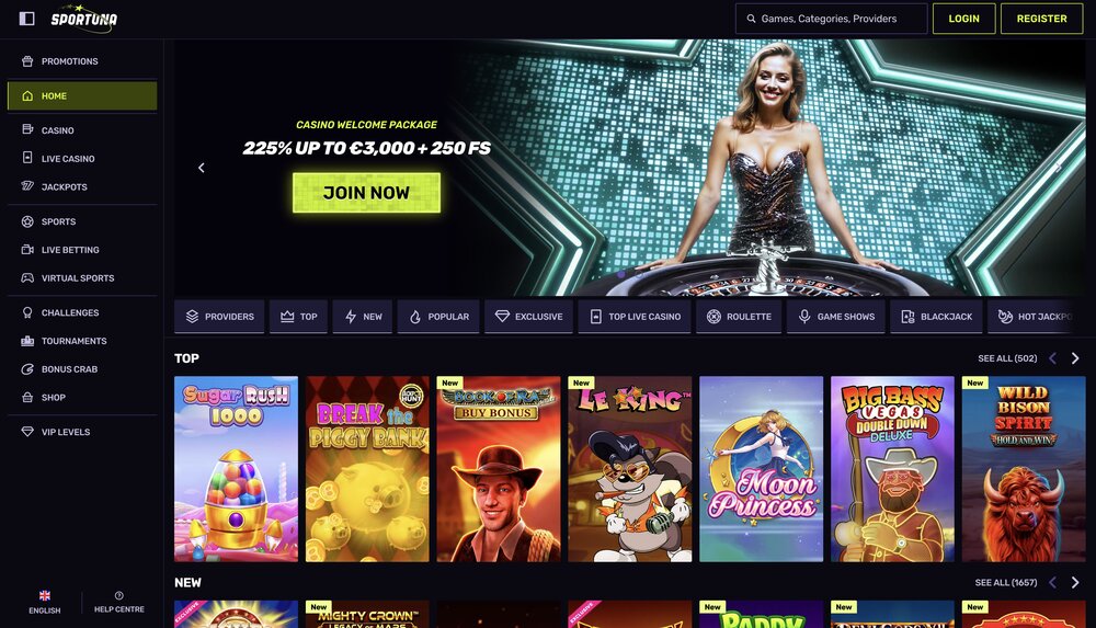 Sportuna casino