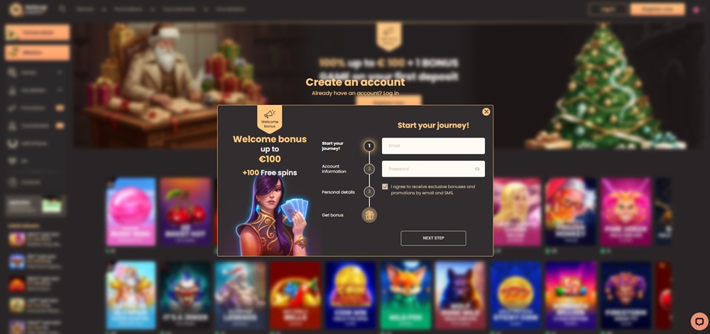 National Casino registration