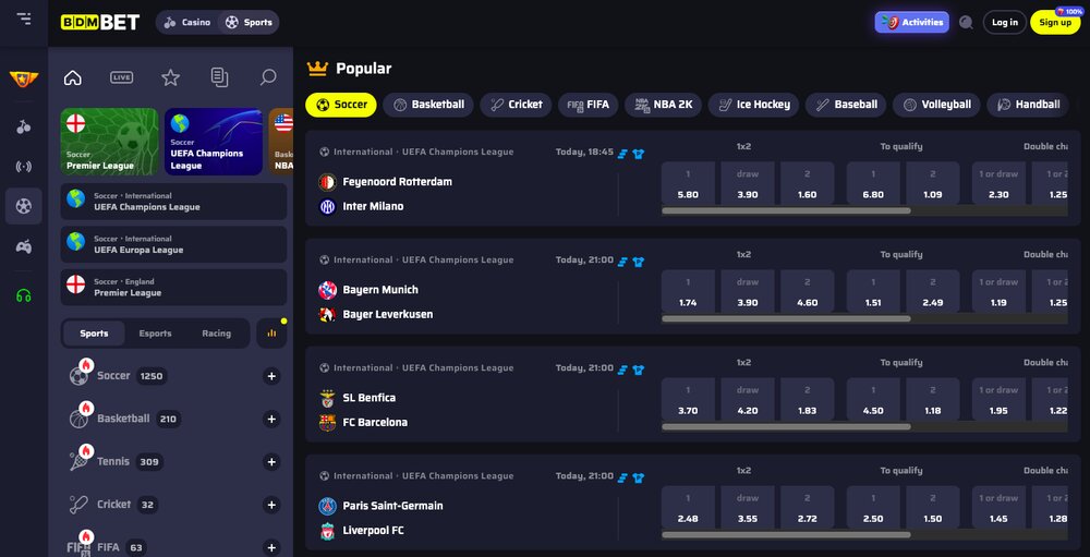 Bdmbet Sportsbook