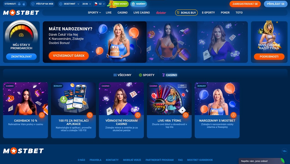 Preview of the promotions offering free spins at the MostBet online casino
