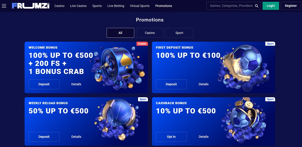 Frumzi bonuses
