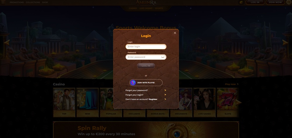 AmunRa login