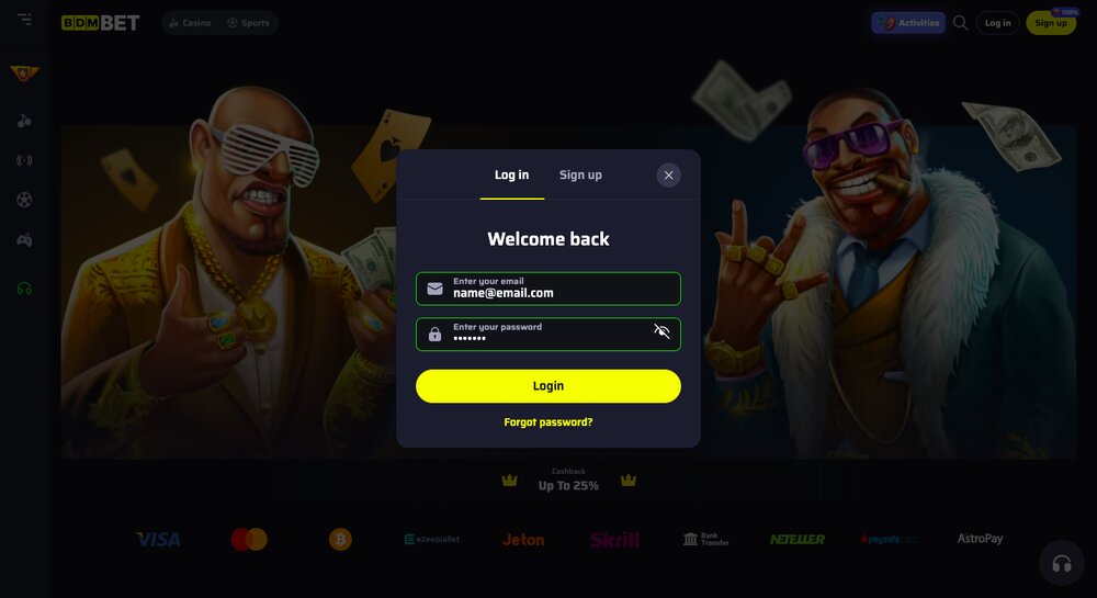 Login at Bdmbet